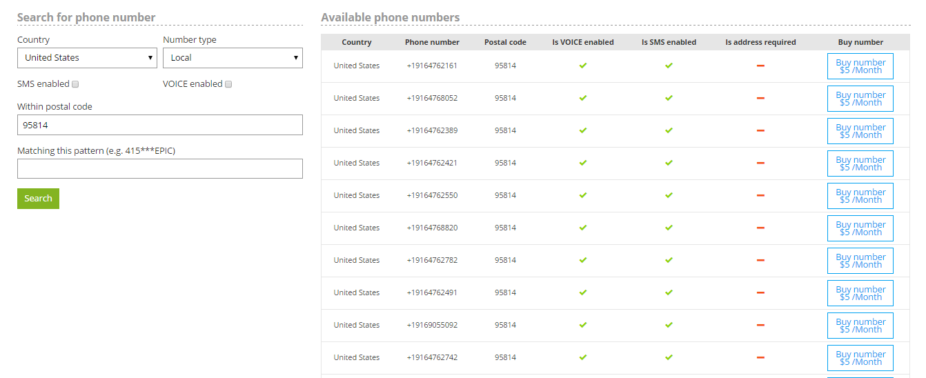 phone number search