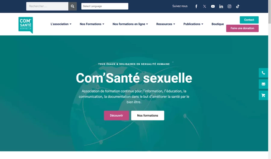 ecommerce-website-template-online-courses-sante