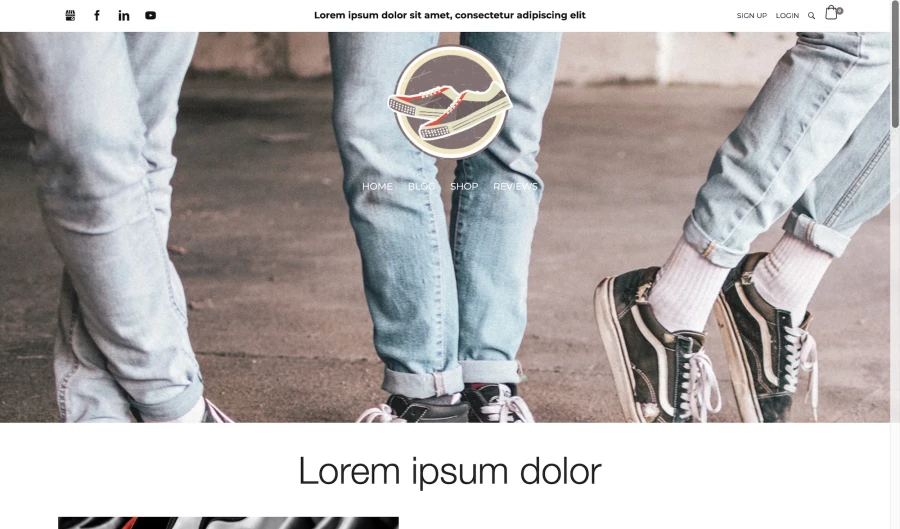 ecommerce-website-template-shoe-store