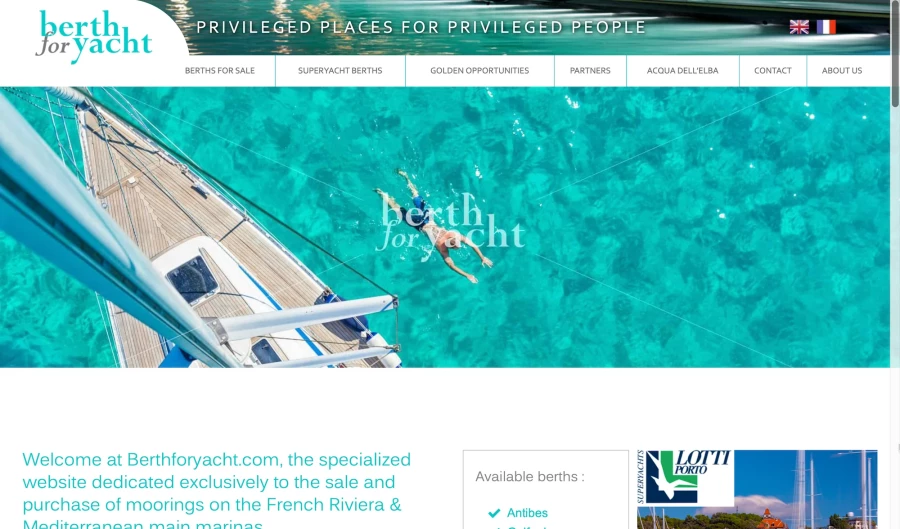 website-template-berth-for-yacht