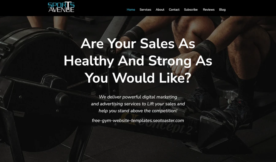 website-template-gym