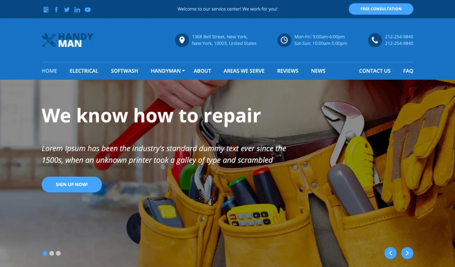 website-template-home-services