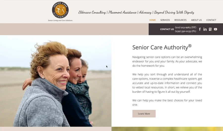 website-template-senior-care