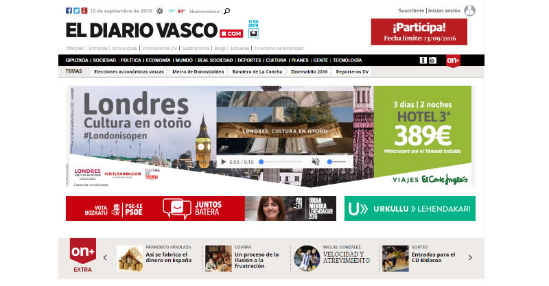 Leading Spanish Basque Newspaper El Diario Vasco Launches Digital Marketing Solution for Local Small Businesses with SeoSamba