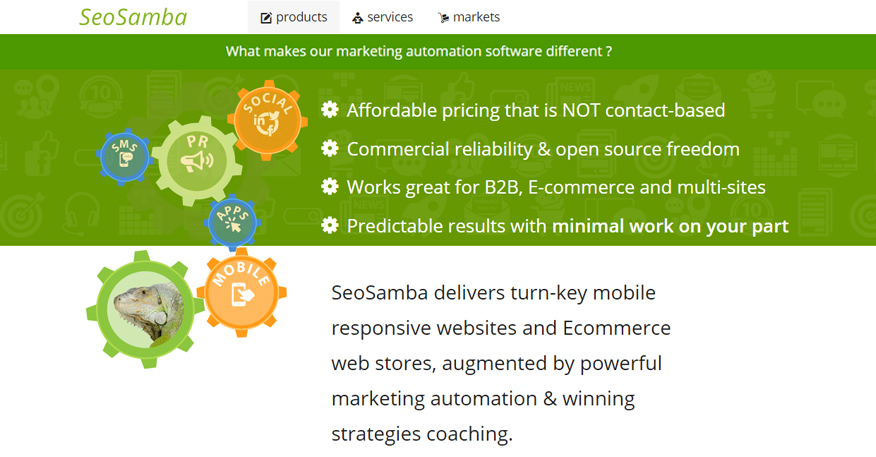 Multi-sites marketing specialist SeoSamba.com releases new website