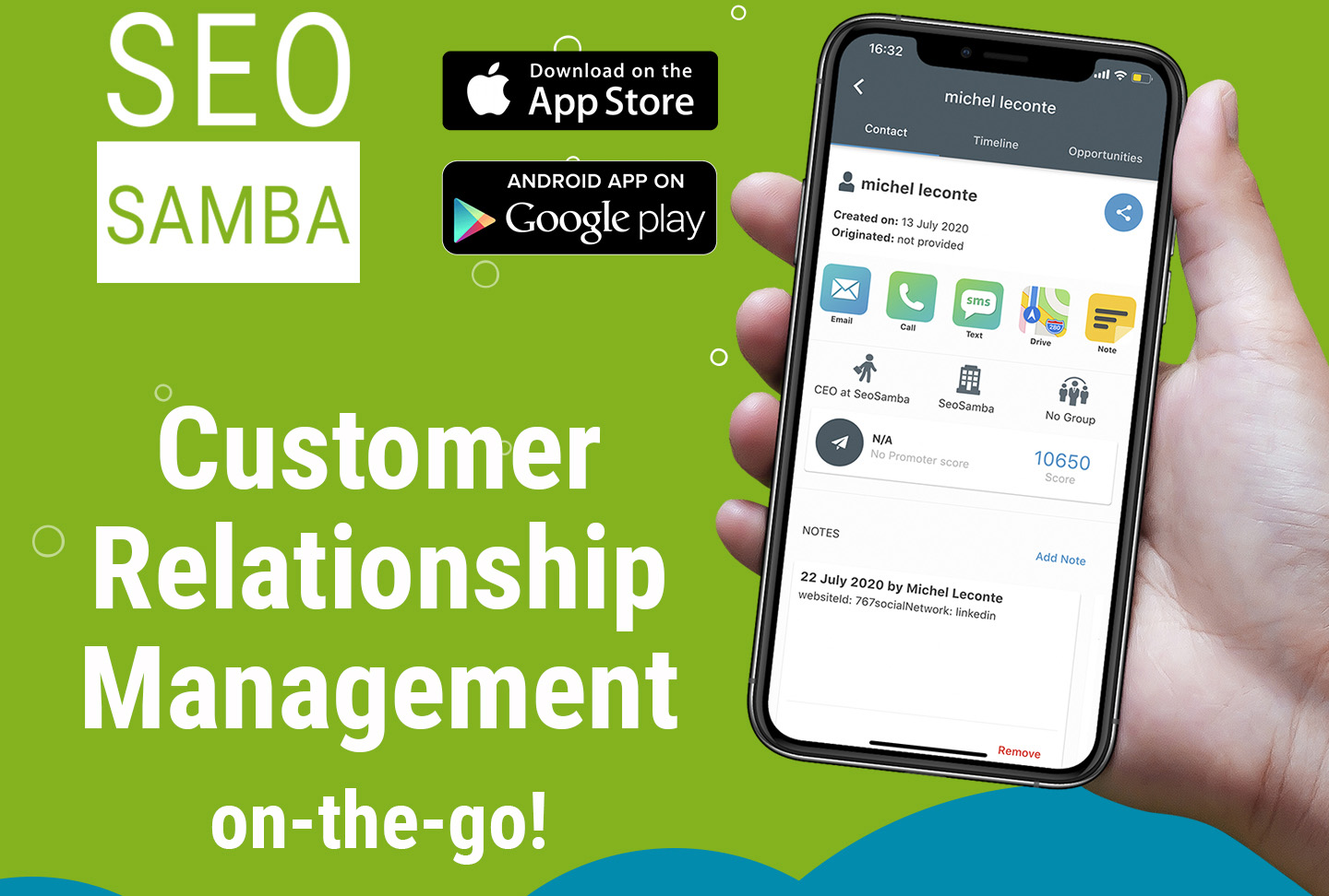 SeoSamba Launches First Mobile CRM App With On-Premise CRM And Multi-location Businesses Support