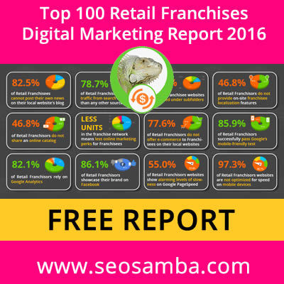 SeoSamba releases Top 100 Retail Franchises Digital Marketing Performance Report 2018